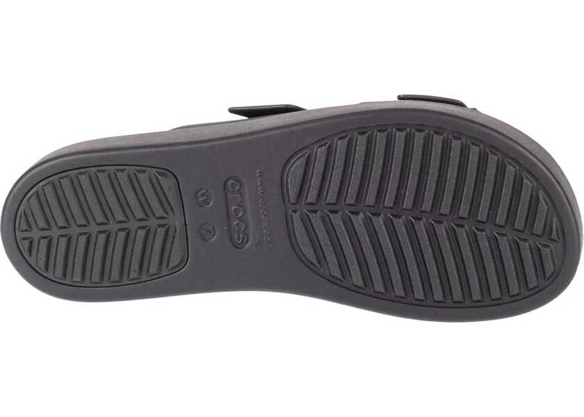 Slapi Crocs Brooklyn Low Wedge Sandal Black Femei (BM 14356644) 4