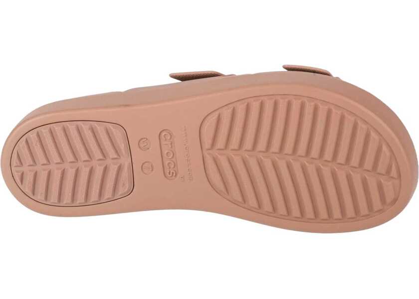 Slapi Crocs Brooklyn Low Wedge Sandal Brown Femei (BM 14356644) 4