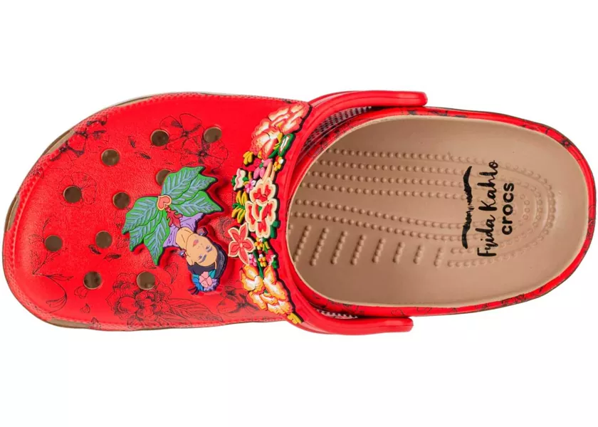 Slapi Crocs Classic Frida Kahlo Classic Clog Red Femei (BM 14356647) 3