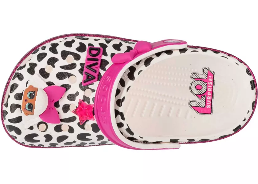 Papuci Crocs LOL Surprise Diva Girls Classic Clog White Fete (BM 14356650) 3