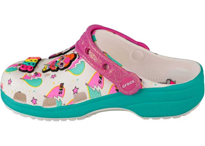 Papuci Crocs LOL Surprise BFF Girls Classic Clog White Fete (BM 14356653) 2