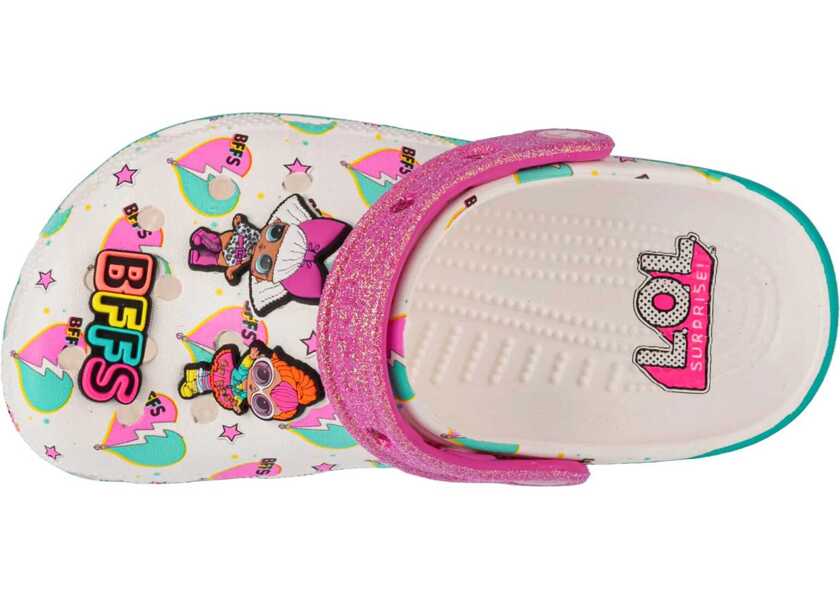 Papuci Crocs LOL Surprise BFF Girls Classic Clog White Fete (BM 14356653) 3
