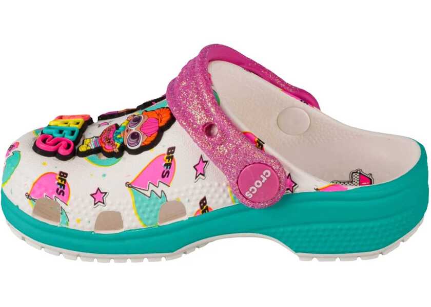 Papuci Crocs LOL Surprise BFF Kids Classic Clog White Fete (BM 14356656) 2