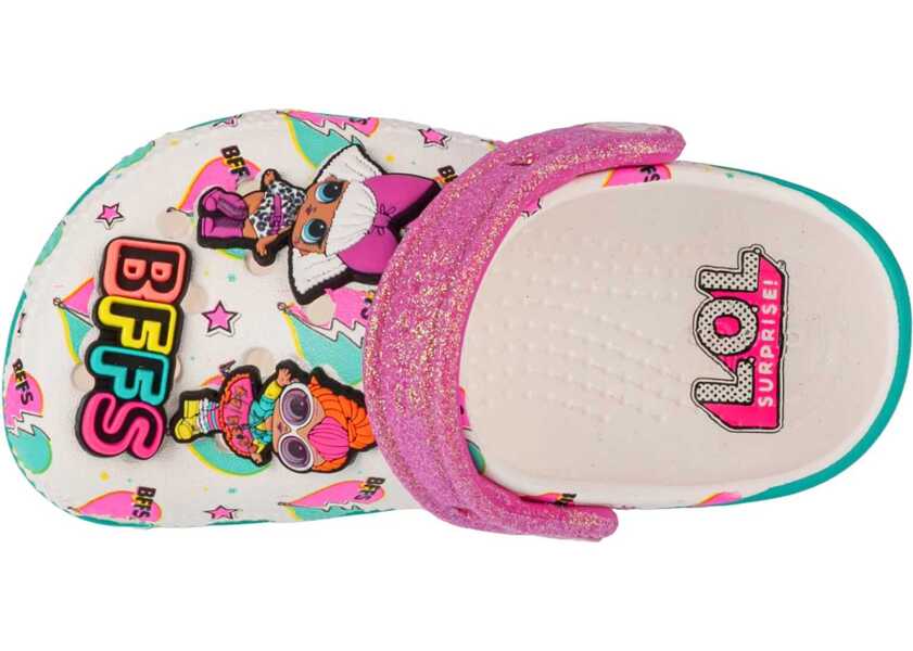 Papuci Crocs LOL Surprise BFF Kids Classic Clog White Fete (BM 14356656) 3