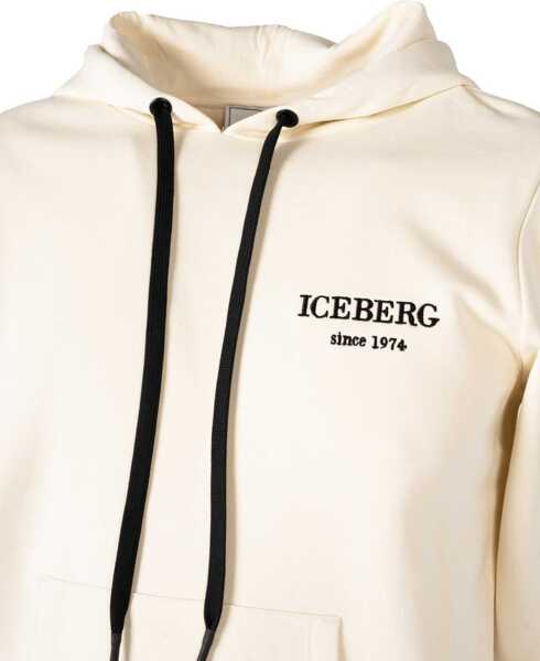 Bluze de trening Iceberg Hoodie E0206300 Beowy Femei (BM 14356938) 3