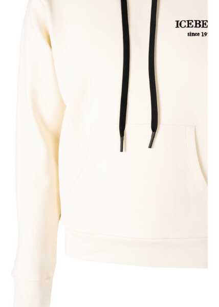 Bluze de trening Iceberg Hoodie E0206300 Beowy Femei (BM 14356938) 6