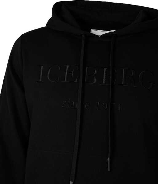 Bluze de trening Iceberg Hoodie E0606300 Czarny Femei (BM 14356944) 3