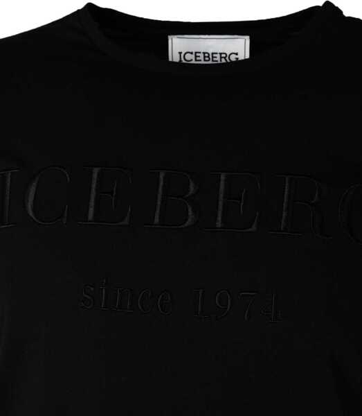 Tricouri Iceberg C-Neck F0146301 Czarny Femei (BM 14356965) 3