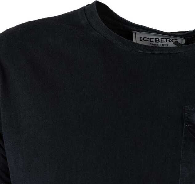 Tricouri Iceberg C-Neck F0296317 Czarny Femei (BM 14356980) 6