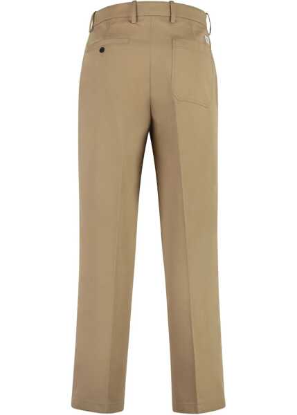 Pantaloni casual Department Five Hidden Closure Twill Kurt Pants Brown Barbati (BM 14357784) 2
