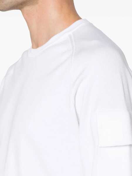 Pulovere C.P. Company C.P. Company Metropolis Jersey WHITE Barbati (BM 14359440) 5