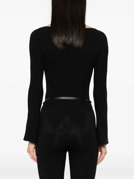 Body-uri COURRGES Courrges Bodysuit With Frontal Zip Clothing Black Femei (BM 14359659) 4