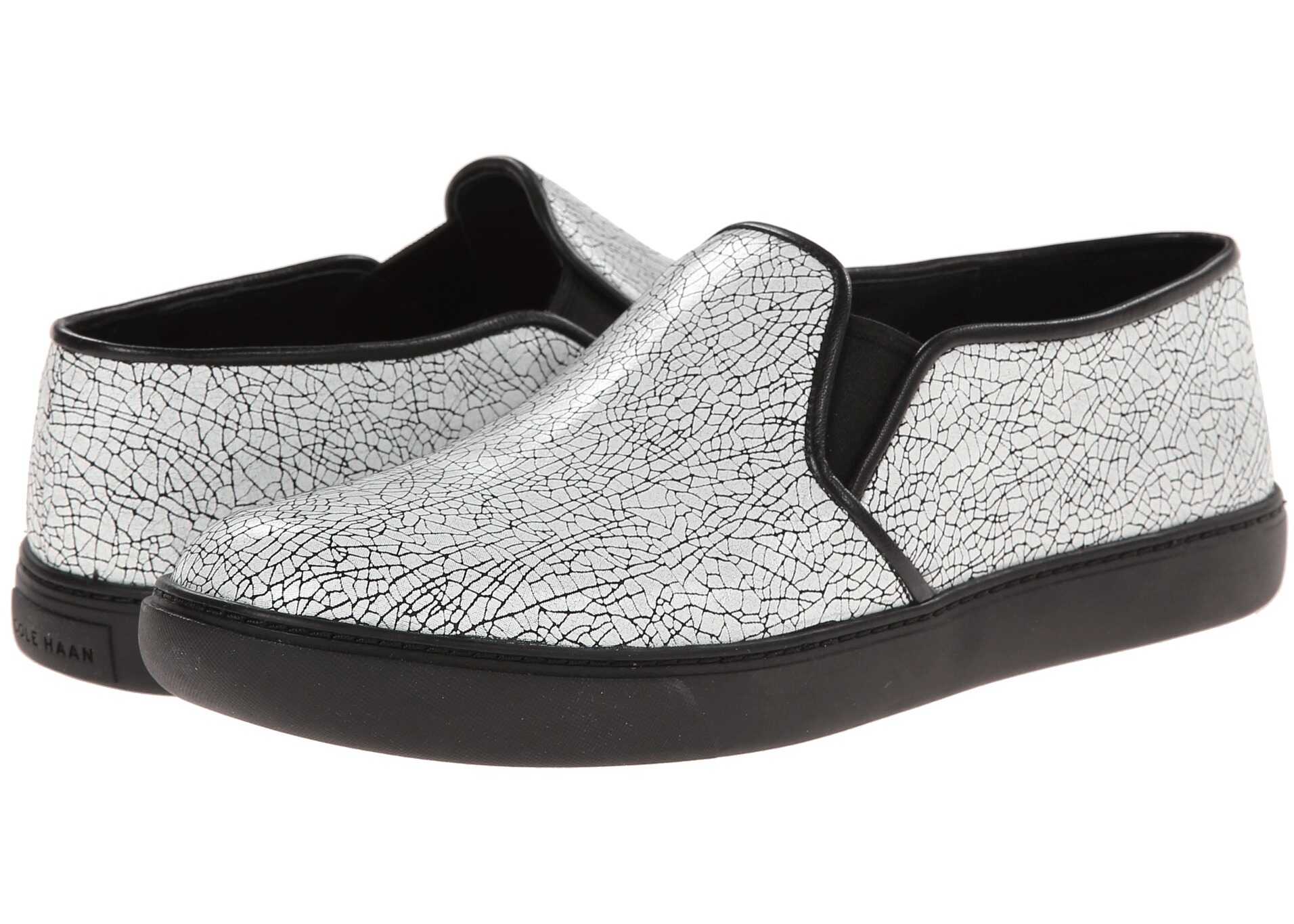 Tenis Cole Haan Bowie Slipon Sneaker Optic White Crackle