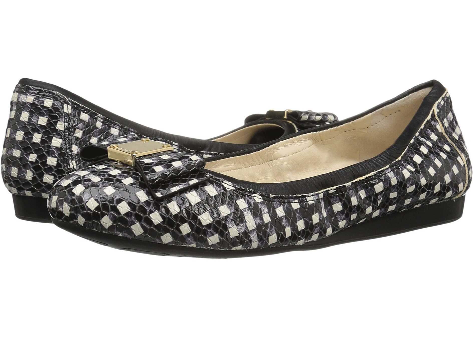 Balerin Cole Haan Tali Bow Ballet Black/White Grid