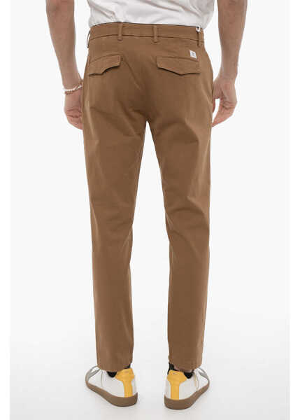 Pantaloni casual Department Five Wave Motif Casual Pants With Flap Pockets Brown Barbati (BM 14368056) 2