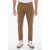 Department Five Wave Motif Casual Pants With Flap Pockets Brown
