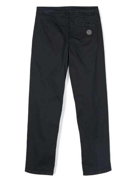 Pantaloni Stone Island Blue straight leg trousers Blue Baieti (BM 14368212) 2