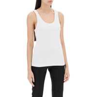 Bluze Sleeveless Ribbed Jersey Top Femei