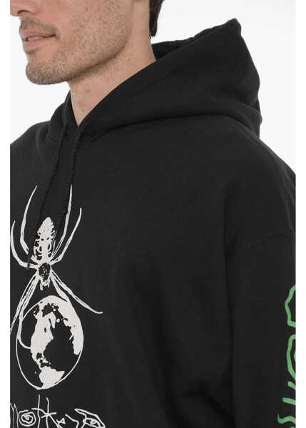 Bluze de trening WESTFALL Printed Fleeced Cotton Hoodie Black Barbati (BM 14369079) 3