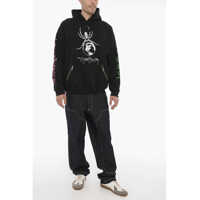 Bluze de trening WESTFALL pentru Barbati - Bluze de trening WESTFALL Printed Fleeced Cotton Hoodie Black Barbati (BM 14369079) - B-mall.ro