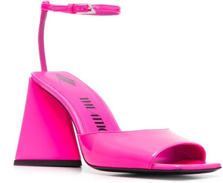 Sandale cu toc THE ATTICO Solid Color Leather Piper Ankle-Strap Sandals 8,5Cm Pink Femei (BM 14369106) 2