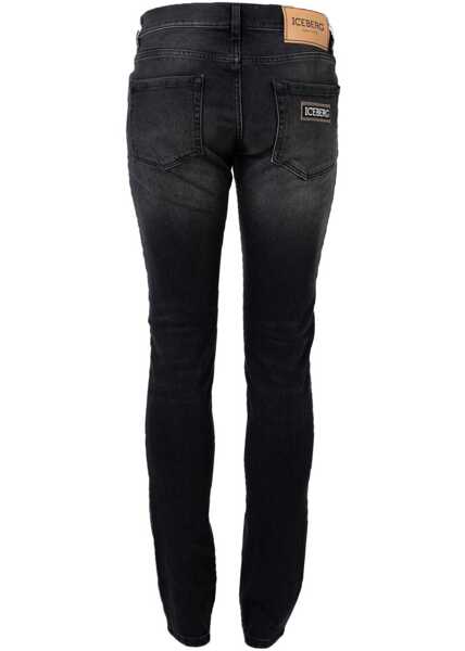 Pantaloni casual Iceberg 2SK26004 Czarny Barbati (BM 14369241) 4