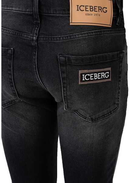 Pantaloni casual Iceberg 2SK26004 Czarny Barbati (BM 14369241) 6