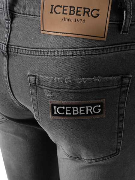 Pantaloni casual Iceberg 2SK36004 Szary Barbati (BM 14369244) 6