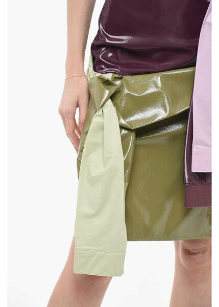 Fuste lungi ANDERSSON BELL Faux Leather Pencil Margo Skirt With Knotted Sleeves Multicolor Femei (BM 14369649) 3