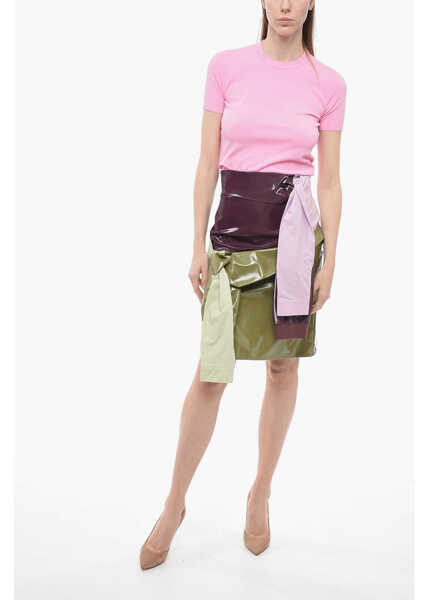 Fuste lungi ANDERSSON BELL Faux Leather Pencil Margo Skirt With Knotted Sleeves Multicolor Femei (BM 14369649) 4