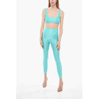 Imbracaminte Dama pagina 560 - Bluze THE ANDAMANE Solid Color Hollywood Crop Top With Rhinestone Embellishment Light Blue Femei (BM 14369655) - B-mall.ro