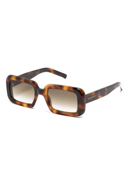 Ochelari de soare Saint Laurent Saint Laurent Eyewear Sunglasses Brown Femei (BM 14374926) 2