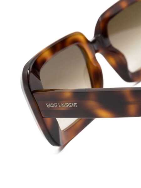 Ochelari de soare Saint Laurent Saint Laurent Eyewear Sunglasses Brown Femei (BM 14374926) 3