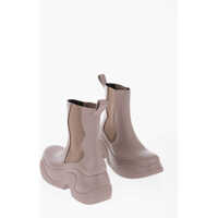 Botine Rubber Chelsea Boots With Heel 7Cm Femei