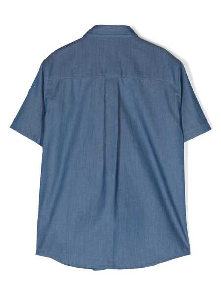 Camasi Versace Blue shirt with Medusa Blue Baieti (BM 14378169) 2