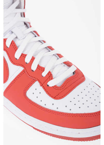 Sneakers Nike Comme Des Garcons Homme Plus Two-Tone Leather Terminator Hig White Barbati (BM 14378823) 4