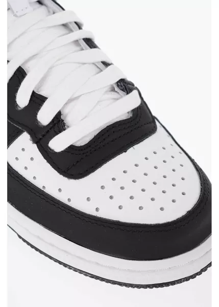 Sneakers Nike Comme Des Garcons Homme Plus Two-Tone Leather Terminator Hig Black & White Barbati (BM 14380155) 4