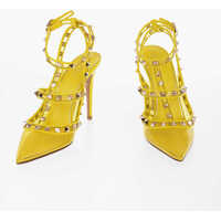 Sandale cu toc Pointed Studded Sandals Clear Effect Heel 10 Cm Femei