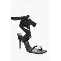 Sandale cu toc Leather The Ring Sandals With Bow Heel 10.5Cm Femei