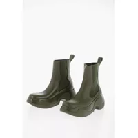 Botine Rubber Chelsea Boots With Heel 7Cm Femei