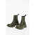 XOCOI Rubber Chelsea Boots With Heel 7Cm Green