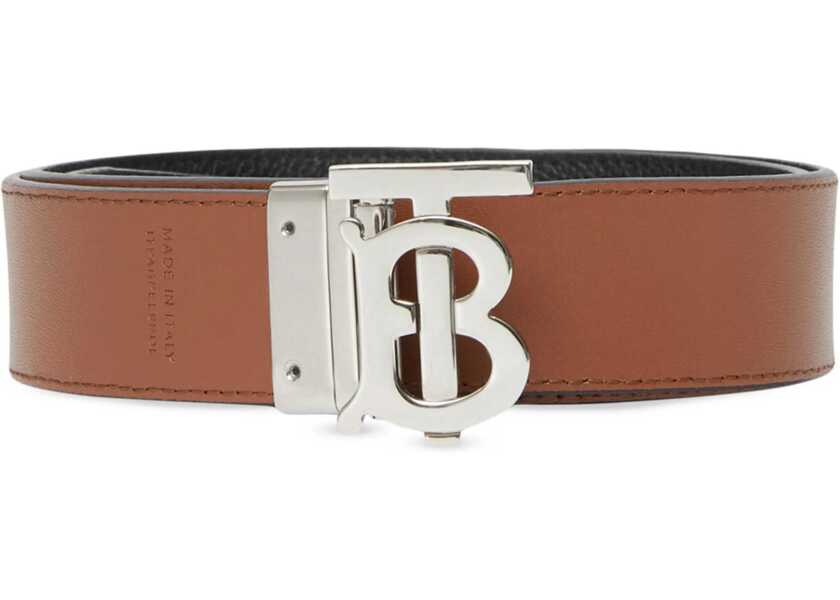 Curele Burberry Leather Belt BLACK/TAN/SILVER Barbati (BM 14382189) 3