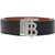 Burberry Leather Belt BLACK/TAN/SILVER