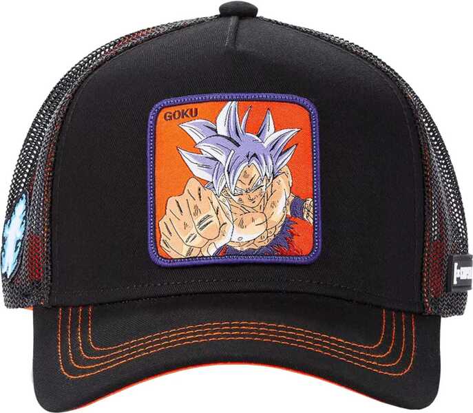 Sepci Capslab Dragon Ball Super Goku trucker Cap Black Barbati (BM 14383125) 2
