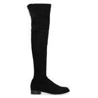 Bocanci Stuart Weitzman Lowland Stretch Suede Over The Knee Boots Femei