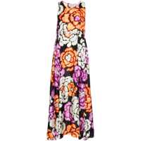 Rochii de zi ESSENTIEL ANTWERP FLOWERS BLACK LONG DRESS Femei