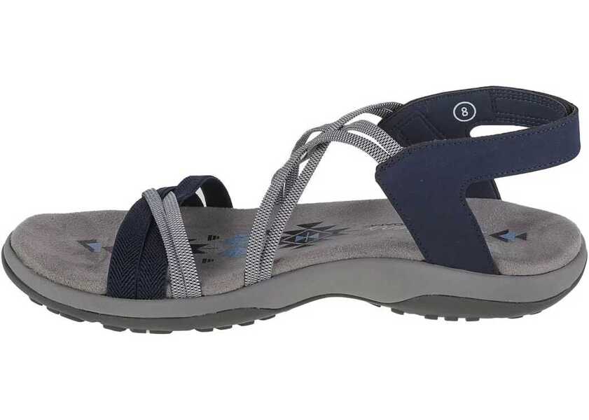Sandale fara toc SKECHERS Reggae SlimTakes Two Navy Femei (BM 14393685) 2