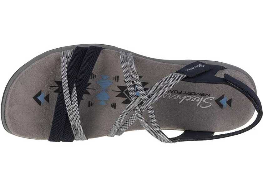 Sandale fara toc SKECHERS Reggae SlimTakes Two Navy Femei (BM 14393685) 3