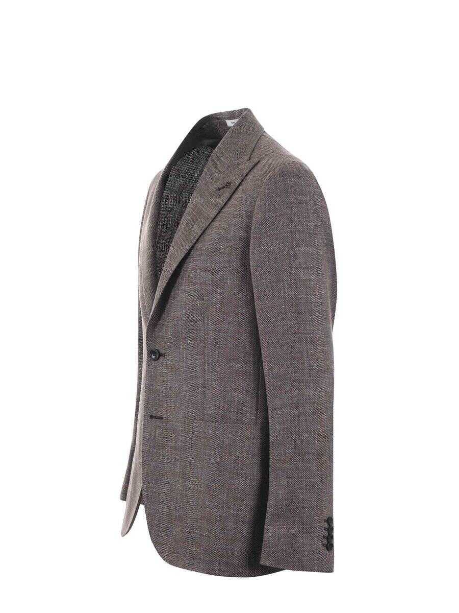 Geci Tagliatore Tagliatore  Jacket TORTORA SCURO Barbati (BM 14394534) 2