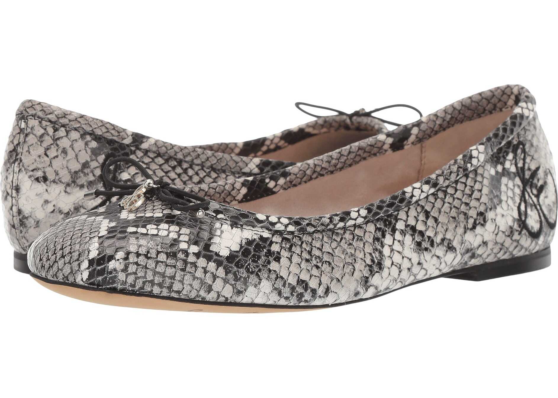 Balerin Sam Edelman Felicia Black/White Exotic Snake Print Leather